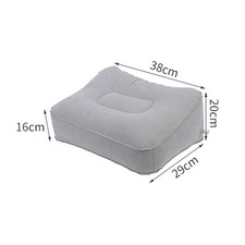 Grey Travel Foot Rest Pillow