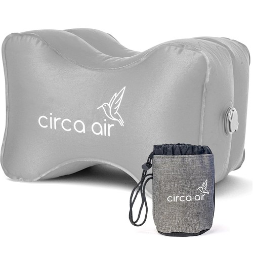 Inflatable knee pillow for - knee,