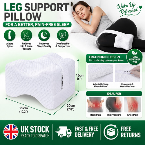 Memory foam knee pillow - knee,