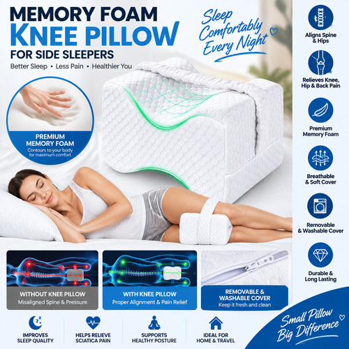 Memory foam knee - knee, for