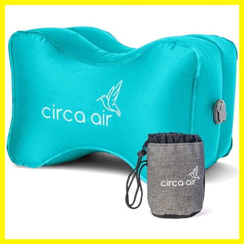 Inflatable knee pillow for - knee,