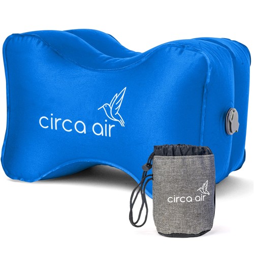 Inflatable knee pillow for - knee,