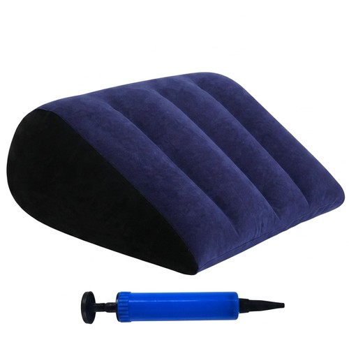 Inflatable wedge pillow - inflatable, lumbar